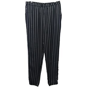 Won Hundred Brandy Stripe Retro Chic Goth Pants Size 40/ Large Black/White NWT